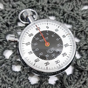 Vintage Heuer Stopwatch - Etsy
