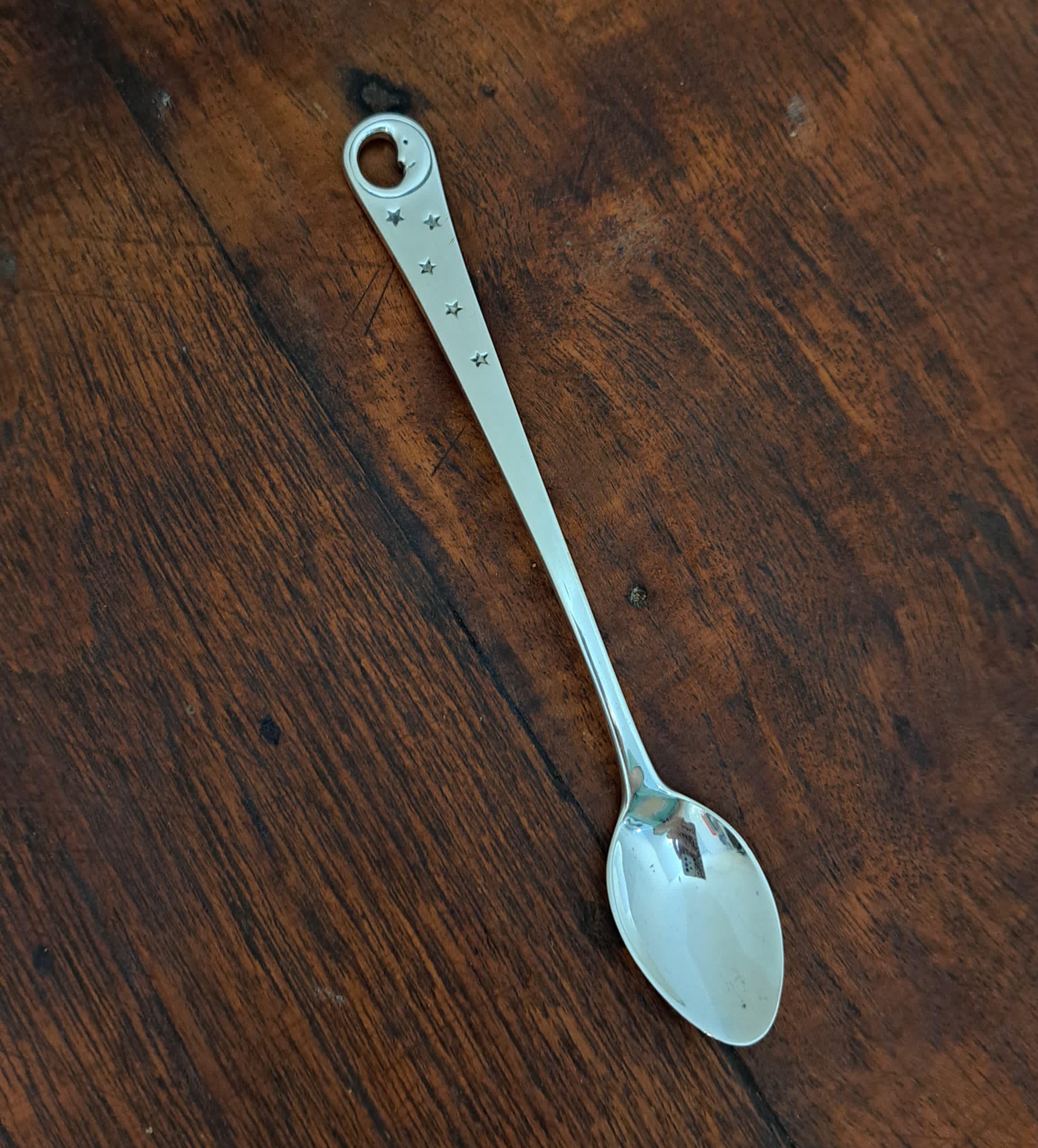 Tiffany and Co. Vintage Baby Spoon - Man in the Moon Design - Etsy