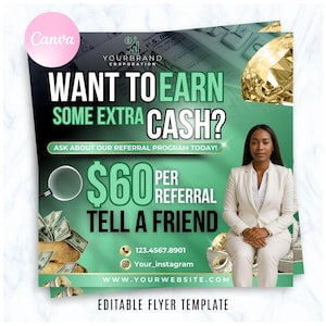 DIY Tax Prep Flyer, Tax Services, Referral Program, Tax Preparation, Tax Season Flyer, Tax Flyer, Social Media Post #7