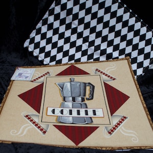 Coffee Machine Mat, Coffee Pot Design, Kitchen Decor