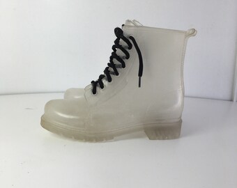 clear gumboots