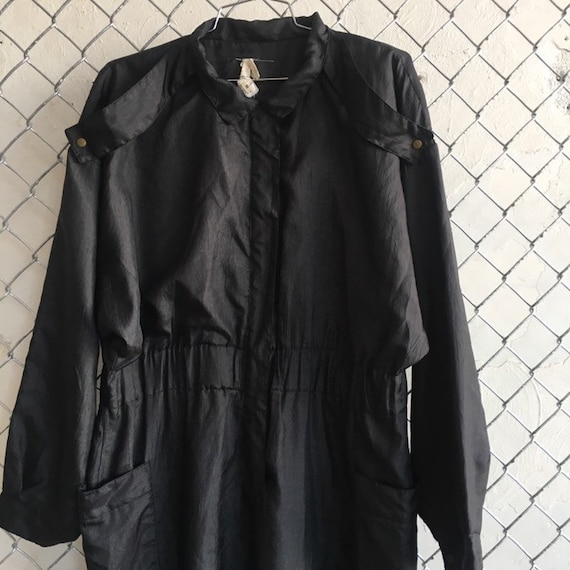 Black Nylon Boss AF Nylon Jumpsuit - Medium / Larg