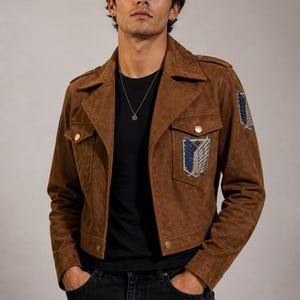 Attack on Titan Scout Regiment Jacka – Wings of Freedom Cosplay Jacka | Unisex Anime Kostym