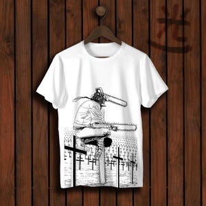 チェーンソーマン 墓 Tシャツ
