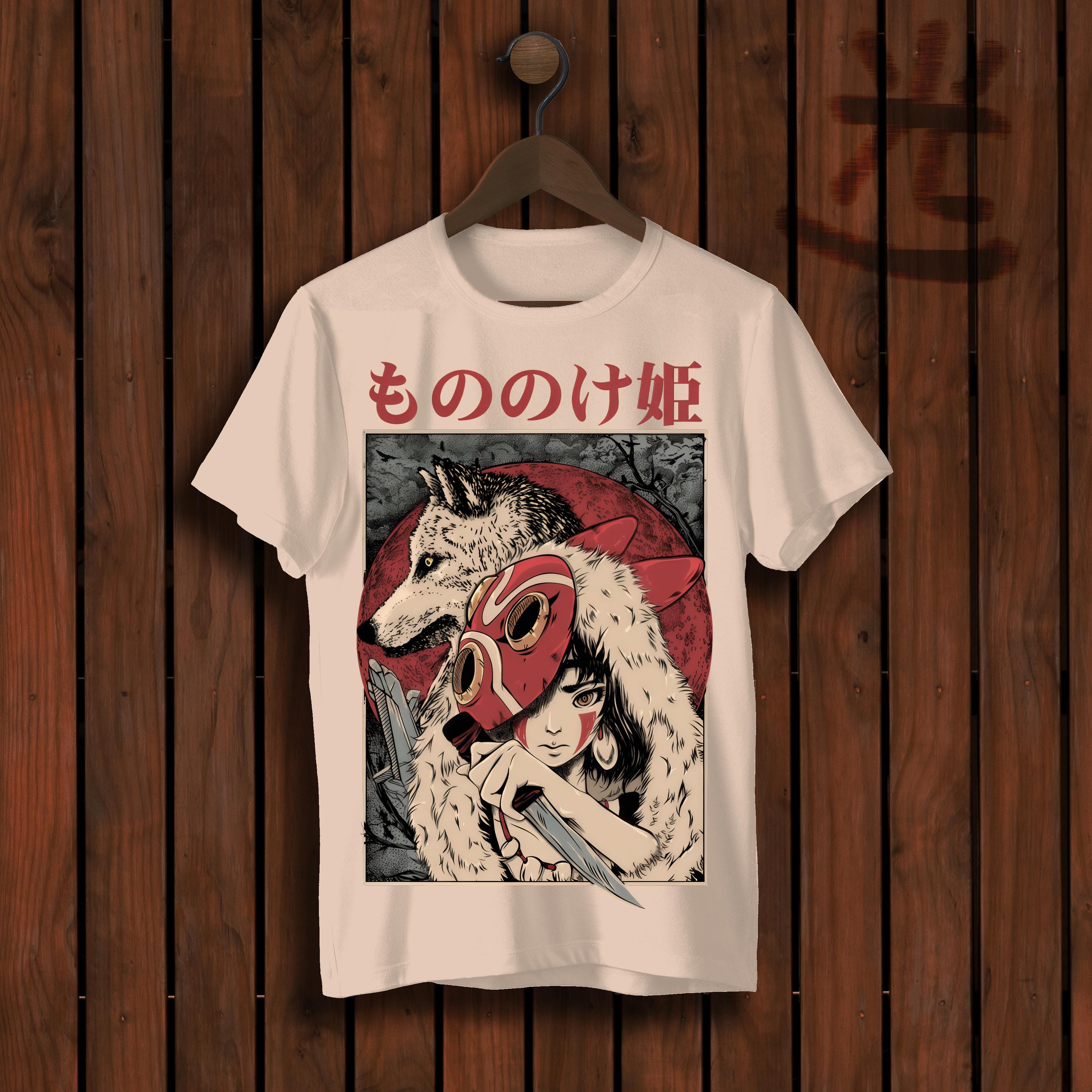【激レア】もののけ姫 Princess Mononoke t-shirt Princess Mononoke Shirt, Studio Ghibli Shirt, Anime Shirt