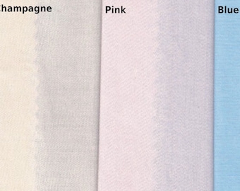 Swiss Satin Batiste in White, Champagne, Pink, and Blue - Heirloom Sewing - 55 inches Wide - 100% Cotton Fabric