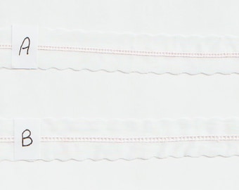 Roze Zwitserse Entredeux Insertion - Naaibenodigdheden voor erfstukken - Benodigdheden voor poppenjurken