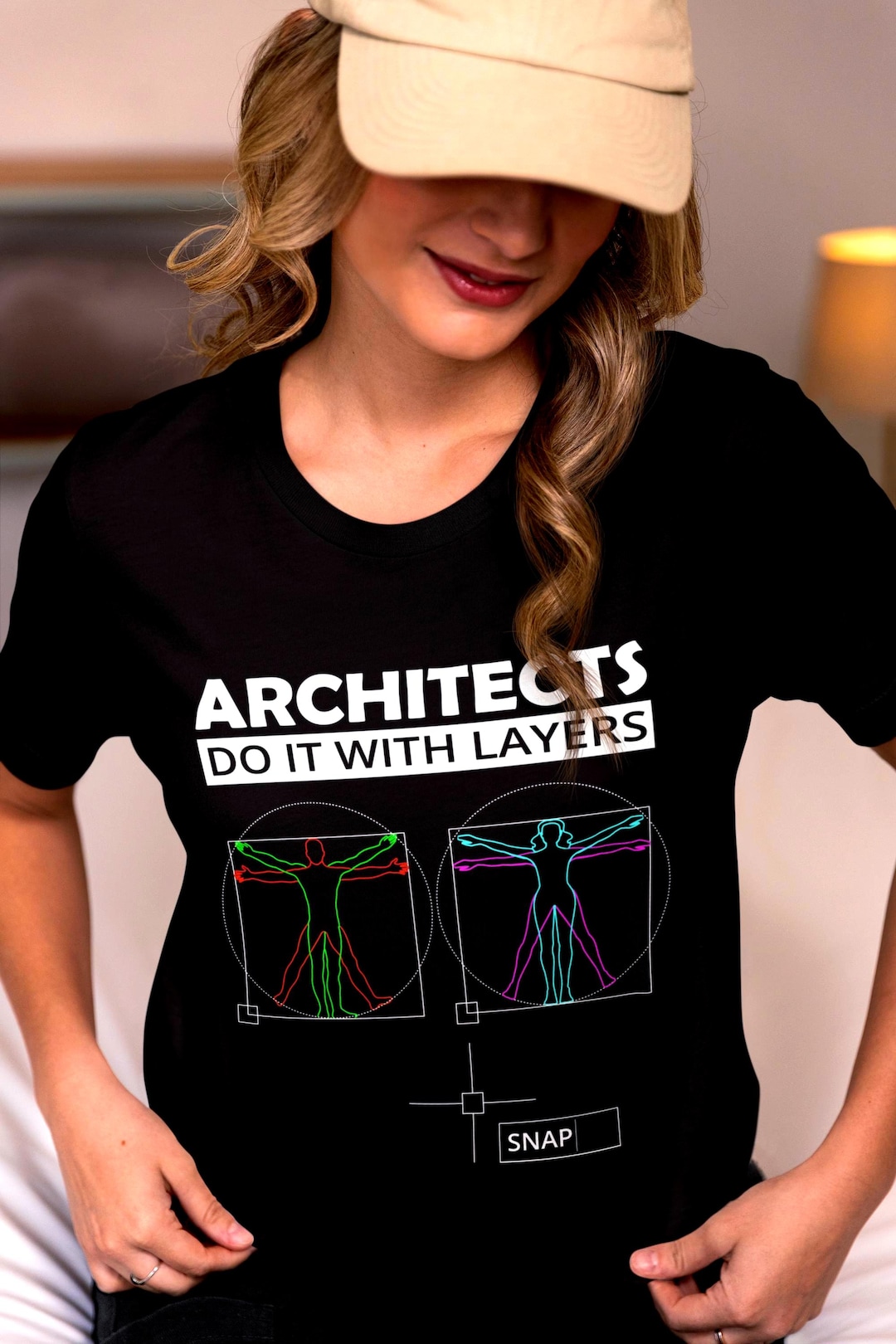 Architects Do It With Layers T-shirt for Autocad Drawing Lovers - Etsy