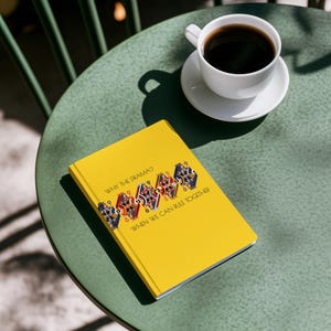 Diario - Clever Queens Collaborate, empoderamiento del trabajo en equipo femenino, diseño inspirado en juegos de cartas, cuaderno, cuaderno de bocetos, diario, diario de escritura