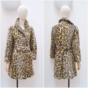 Fitted leopard print clearance coat