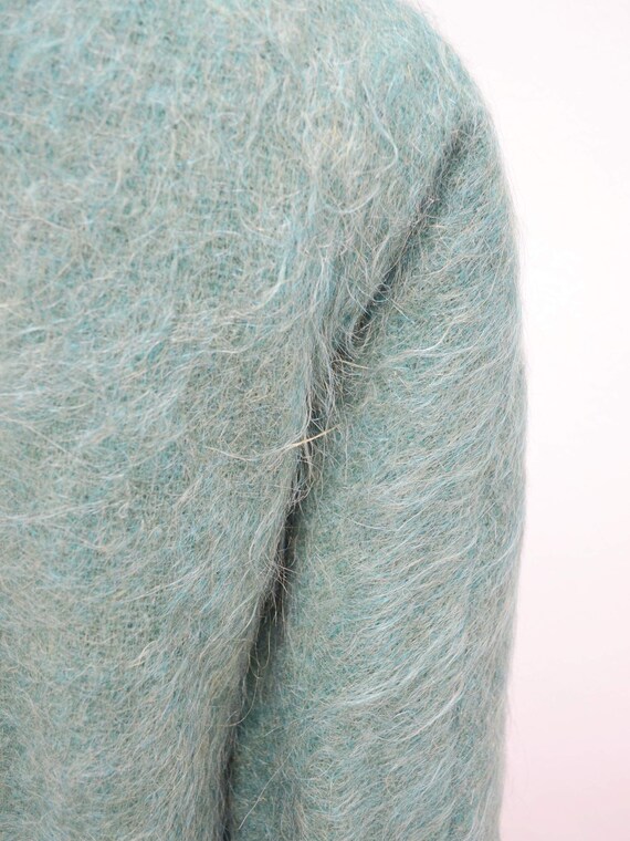 1970s Mohair open fronted cardigan, 70s Andrew St… - image 4