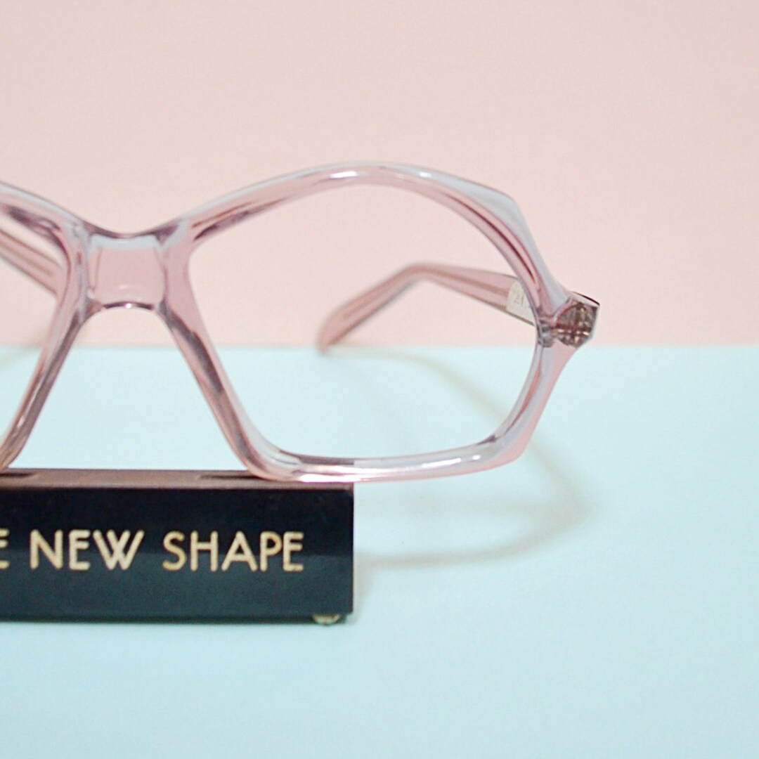 1970s Mauve Deadstock Glasses Frames 70s Okula Avant Garde Etsy