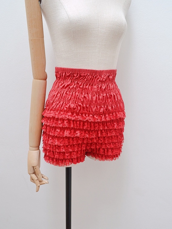 1950s Style Red Ruffle Lace Rhumba Dance Knickers Pettipants / Etsy
