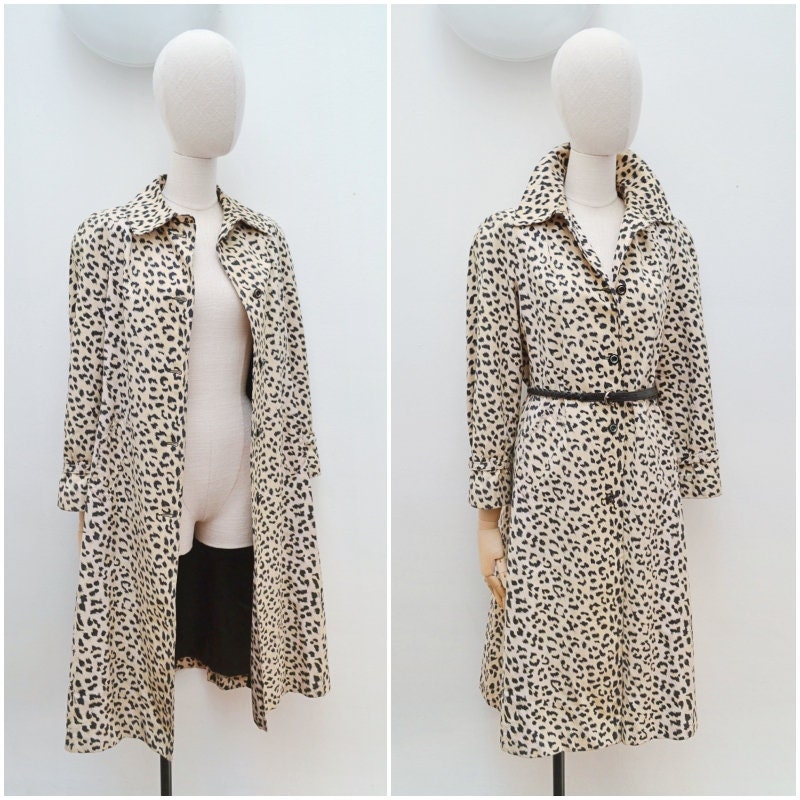 Few moda leopard trench coat online