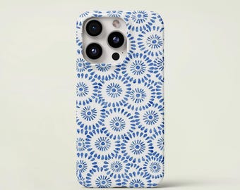 Blue Daisy Phone Case: Dual Layer Protection - iPhone, Samsung Galaxy