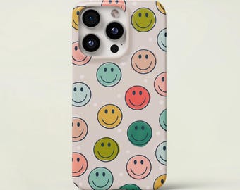 Smiley Face Phone Case, Double Layer Protection