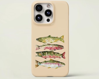 Coque iPhone vintage créature marine : création de collages de sardines