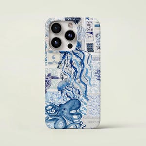 Jellyfish phone case Sea Life Case Ocean Lover Gift for iPhone 16 Pro 15 14 13 12 11 Samsung Galaxy S24 Ultra, S24fe Unique Phone Accessory