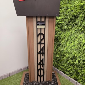 custom mailbox, mailbox, post mount, metal mailbox, composite mailstand