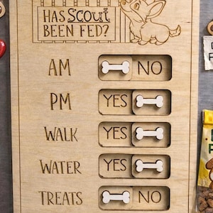 Personalized Dog Daily Schedule Tracker