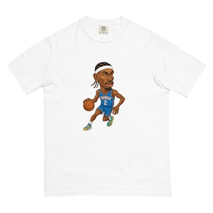 OKC Thunder Shai Gilgeous-Alexander Unisex garment-dyed heavyweight t-shirt