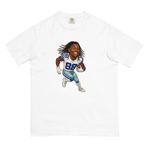 Dallas Cowboys Ceedee Lamb Unisex garment-dyed heavyweight t-shirt