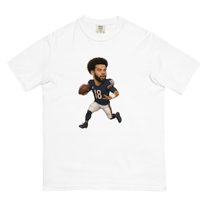 Chicago Bears Caleb Williams Unisex garment-dyed heavyweight t-shirt