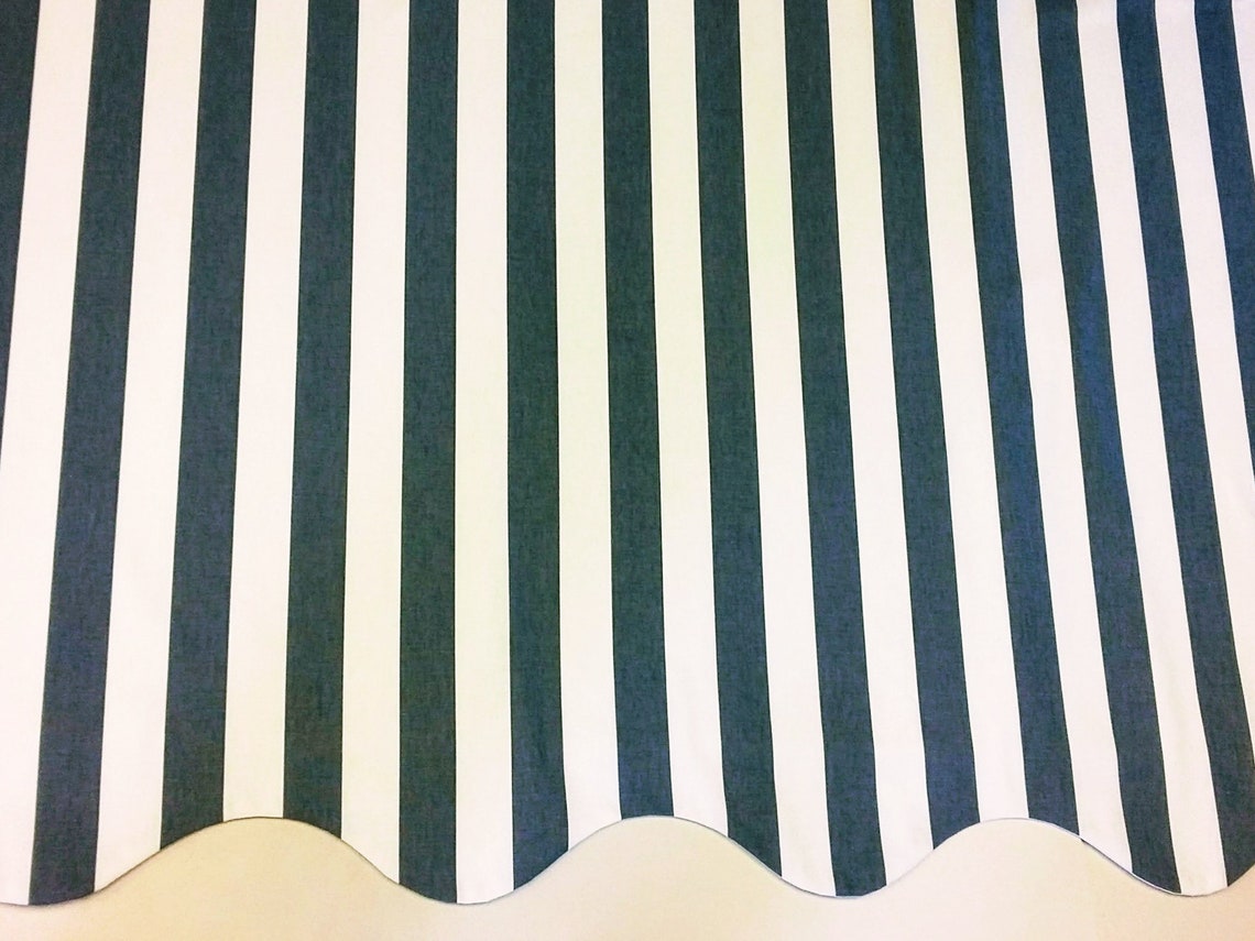 Scalloped Awning Valance Custom Made Window Treatment Personalized Home