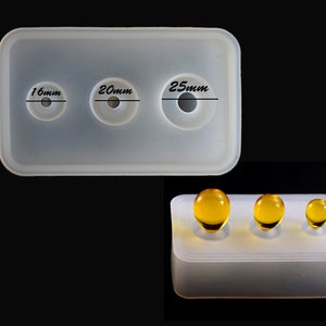 16mm/20mm/25mm Tropfenform Silikonform Wassertropfen Anhänger GießharzForm für Schmuck Resin Formen Schmuck Ohrring ResinForm M85
