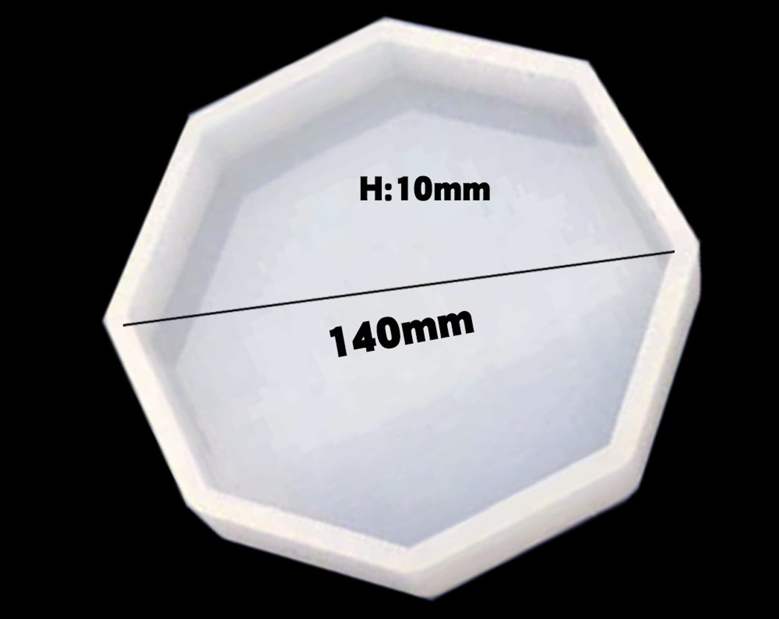 Large Hexagon Silicone Mold Large Octagonal Coaster Silicone Etsy Canada