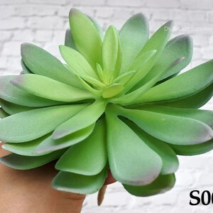 Artificial Succulent, Faux Succulent,Fake green Succulent, Unpotted Fake Cactus for Home Gardern Diy Decoration, Office Decor