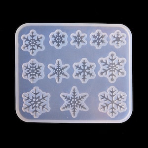 snowflake Silicone Mold for resin, snowflake  Resin mold, Silicone resin mould, pendent molds, UV resin mold,resin mold for jewelry M27