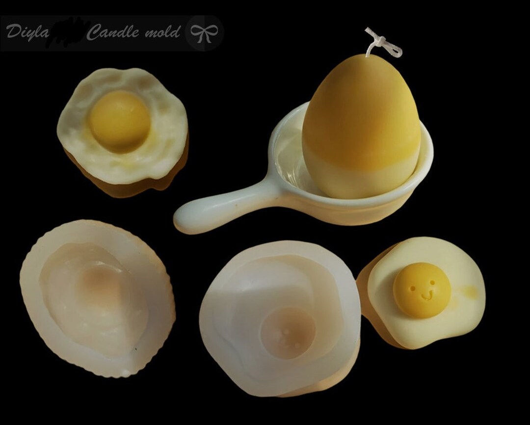 Poached Egg Candle Silicone Moldegg Candle Making Moldoval Egg Candle