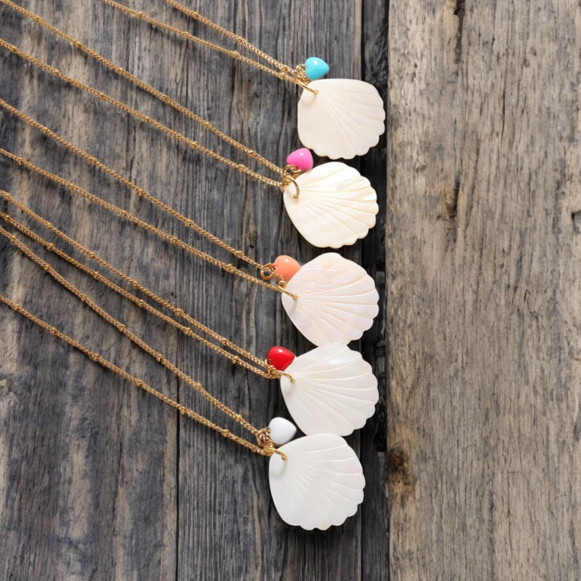 Stainless Steel Heart Pendant Necklace Set for Women – Golden Ginkgo ...