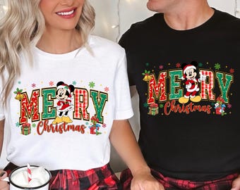Minnie Mouse Christmas Shirt, Disney Holiday Matching Tees
