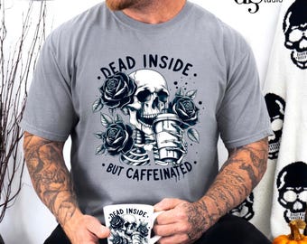 Camiseta de Halloween de colores cómodos: camisa gráfica para hombre, regalo para una noche espeluznante, idea de atuendo de otoño.