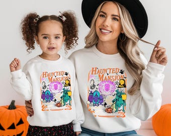 Haunted Mansion Halloween Sweatshirt: Mickey and Friends Disneyland Pullover