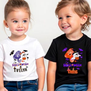 Personalized Halloween Ghost Shirt: Custom Name, Toddler to Youth