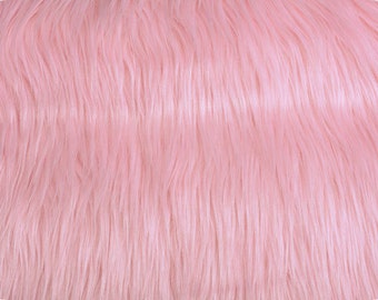 Mongolian Pink Faux Fur 18x20 Photography Prop