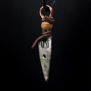 Original ancient bronze Scythian Arrowhead, Authentic artifact of Iron Age, Warrior Celtic cold steel, Antique ethnic talisman, Pagan amulet