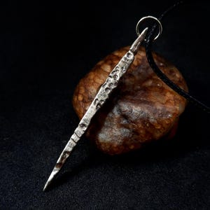 Ancient bronze Needle of Scythian Era, Ethnic pagan amulet, Old Celtic pendant Pin, Artifact of Iron Age, Nomad talisman, Antique jewelry