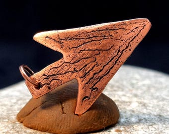 Ancient Scythian Bronze Arrowhead "Ploschik". Celtic Age Artifact 10th century BC. Ritual Warrior Amulet