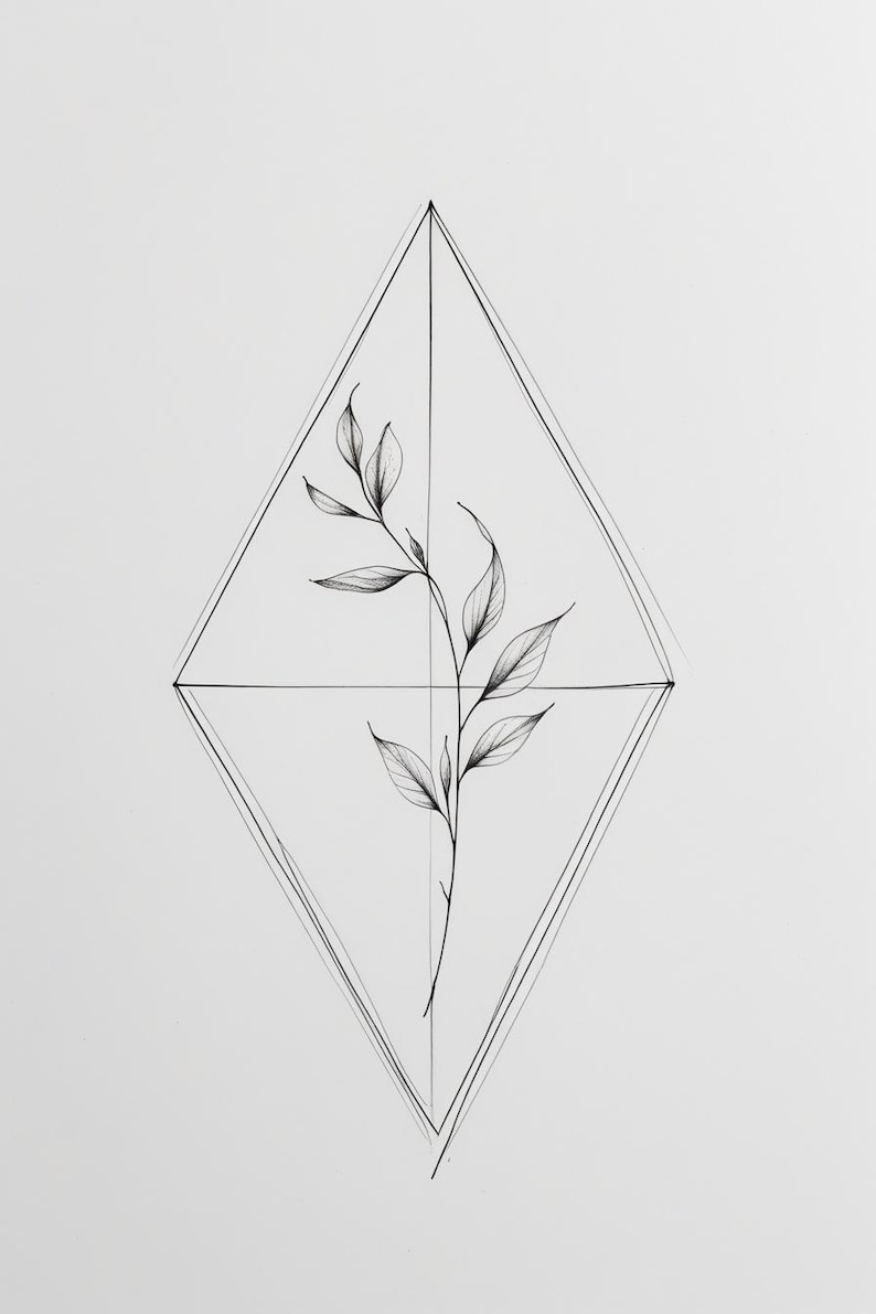 50 Minimal Floral Tattoo Designs | Fine Line Botanical Ink | Elegant ...