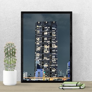 Bangkok Print - Bangkok Art - Bangkok Poster - Thailand Poster - Thailand Print - Landmark Poster - Travel Print - Travel Wall Art