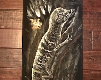 Lizard original painting