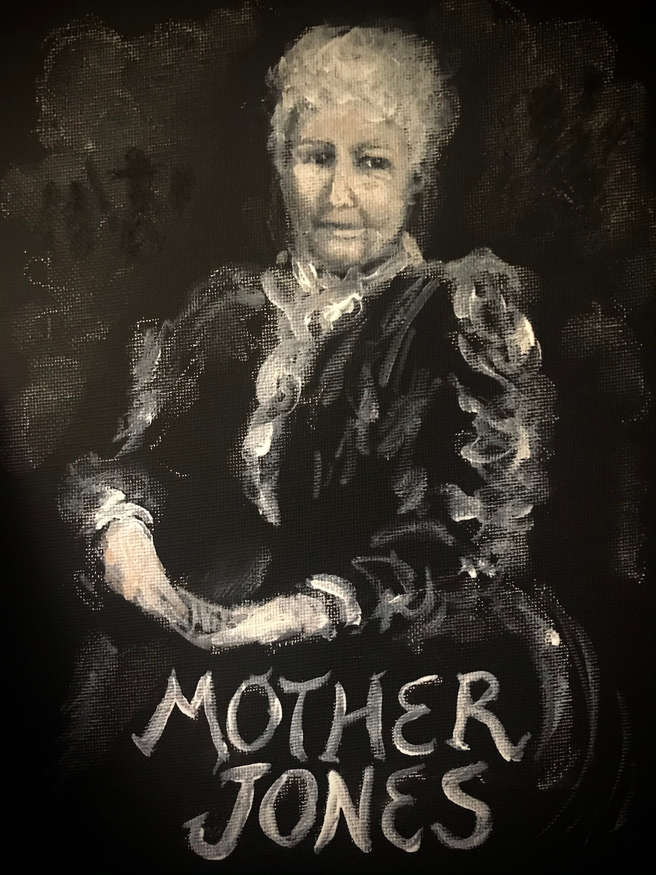 Mother Jones original painting