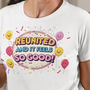 Family Reunion Shirt, Matching Family Summer T Shirt, Reunited and It Feels So Good Family Gathering Tee