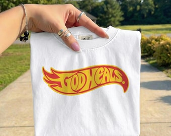God Heals PNG | Christian Trendy Shirt, Stickers, Totes and More!