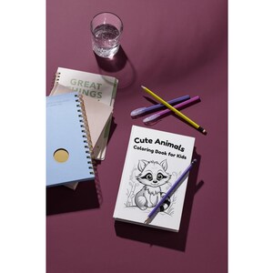 Cute Animals Coloring Book for Kids – 25 Adorable Pages to Color