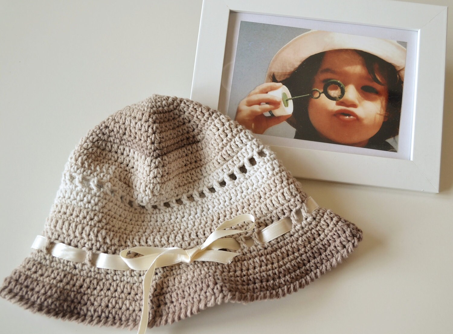 baby girl beach hat